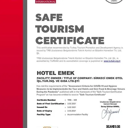 Hotel Sirkeci Emek
