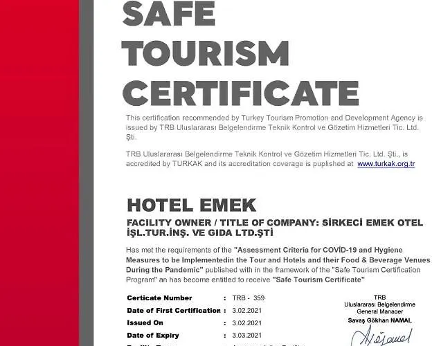 Hotell Sirkeci Emek